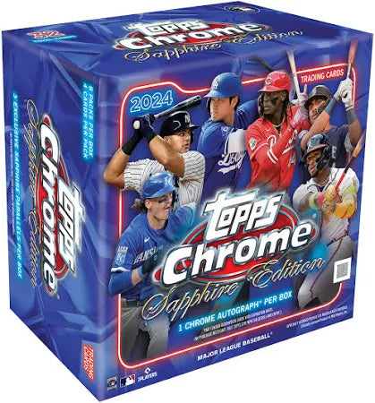Baseball Topps 2024 Topps Chrome Baseball Sapphire Edition Box