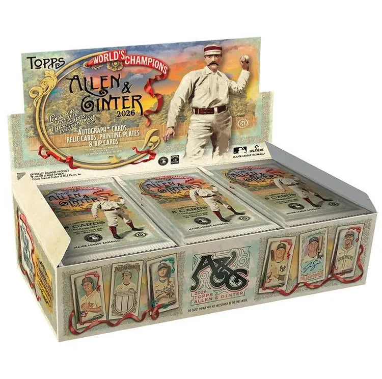 2026 Allen And Ginter Baseball Hobby 12-Box Case