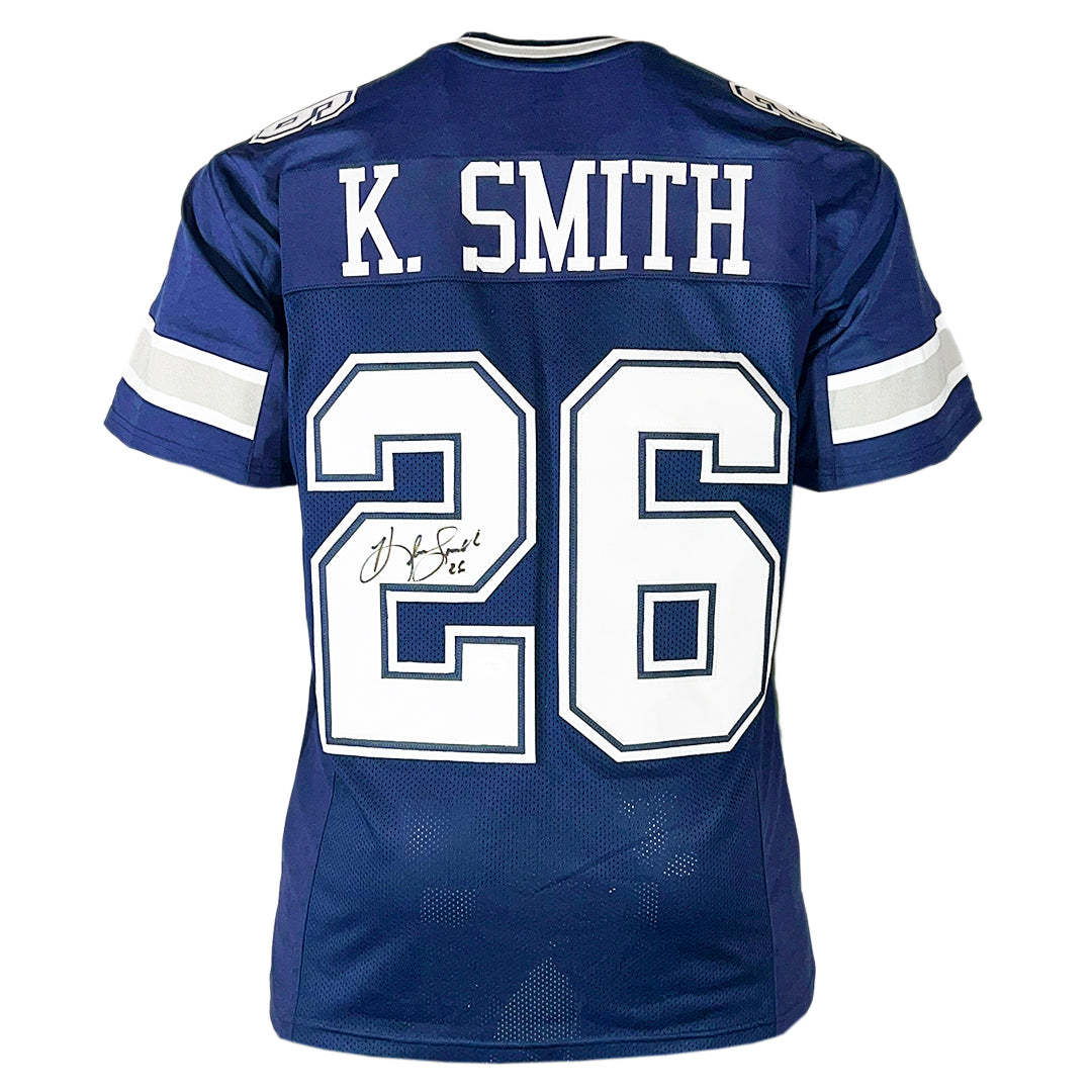 Kevin Smith Signed Dallas Navy Football Jersey (Jsa)