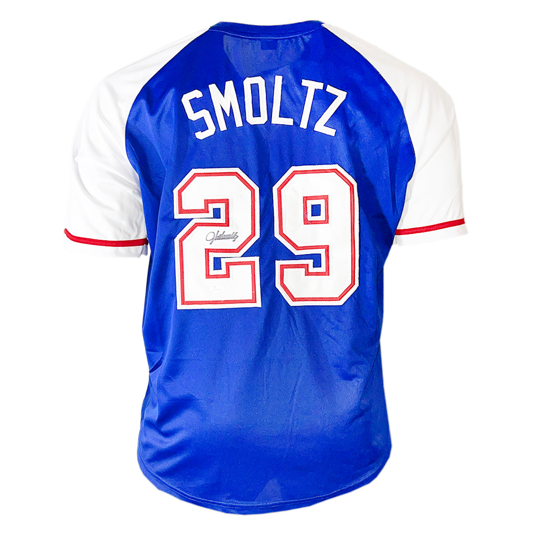 John Smoltz Signed Atlanta Royal Blue Baseball Jersey (Jsa)