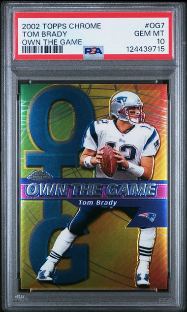 Sports Topps Tom Brady 2002 Topps Chrome Own The Game PSA 10
