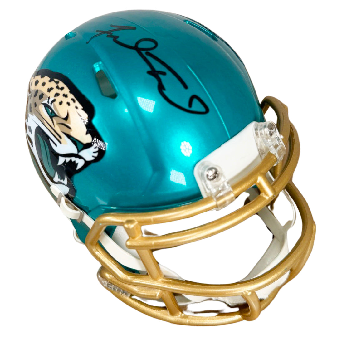 Fred Taylor Signed Jacksonville Jaguars Flash Mini Football Helmet (Jsa)