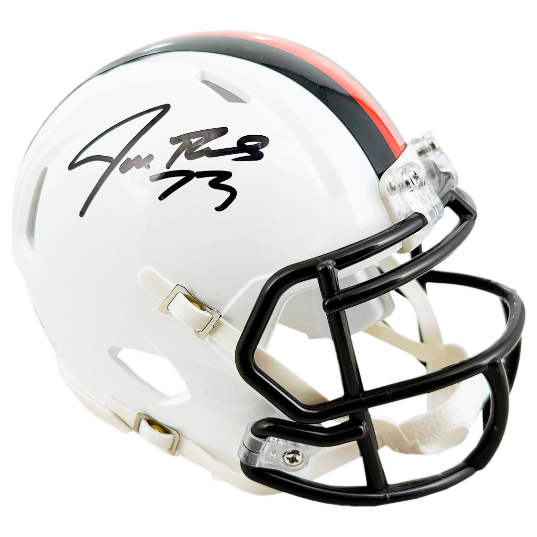 Joe Thomas Signed Cleveland Browns Alt 2023 Speed Mini Football Helmet (Jsa)