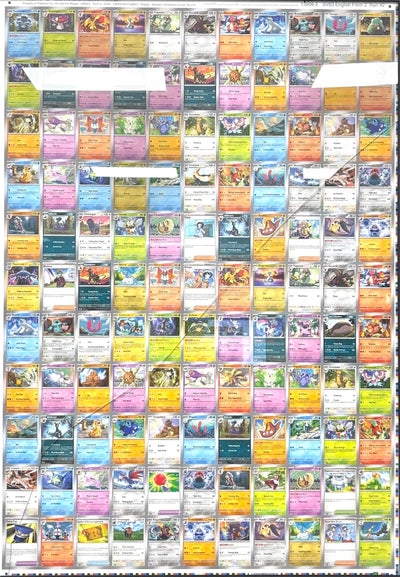 Sports Uncut Sheet Obsidian Flames Uncommon Card 2023 Non Foil Cards