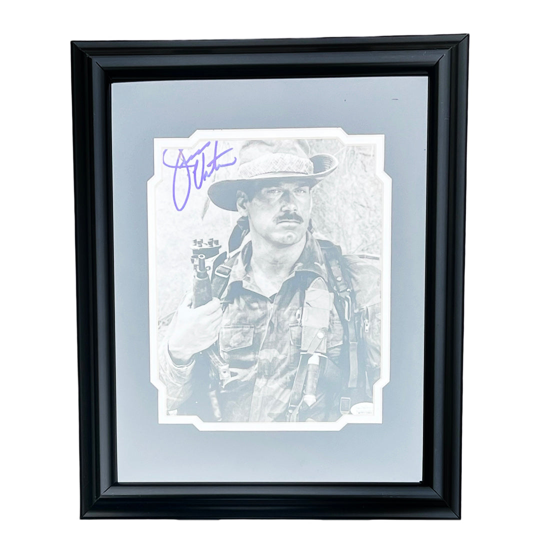 Jesse Ventura Signed Pose 1 Framed 8X10 Photo (Jsa)