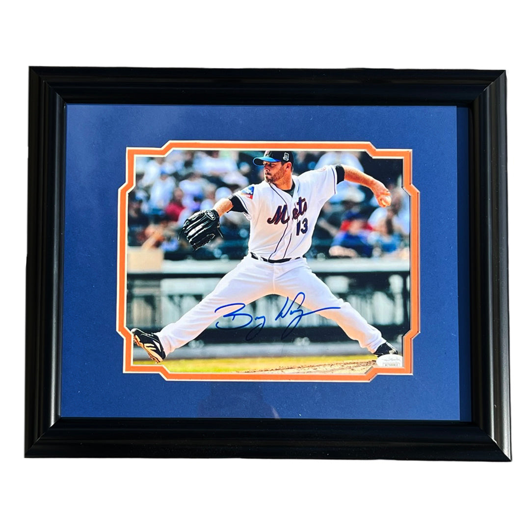 Billy Wagner Signed New York Pose 1 Baseball Framed 8X10 Photo (Jsa)