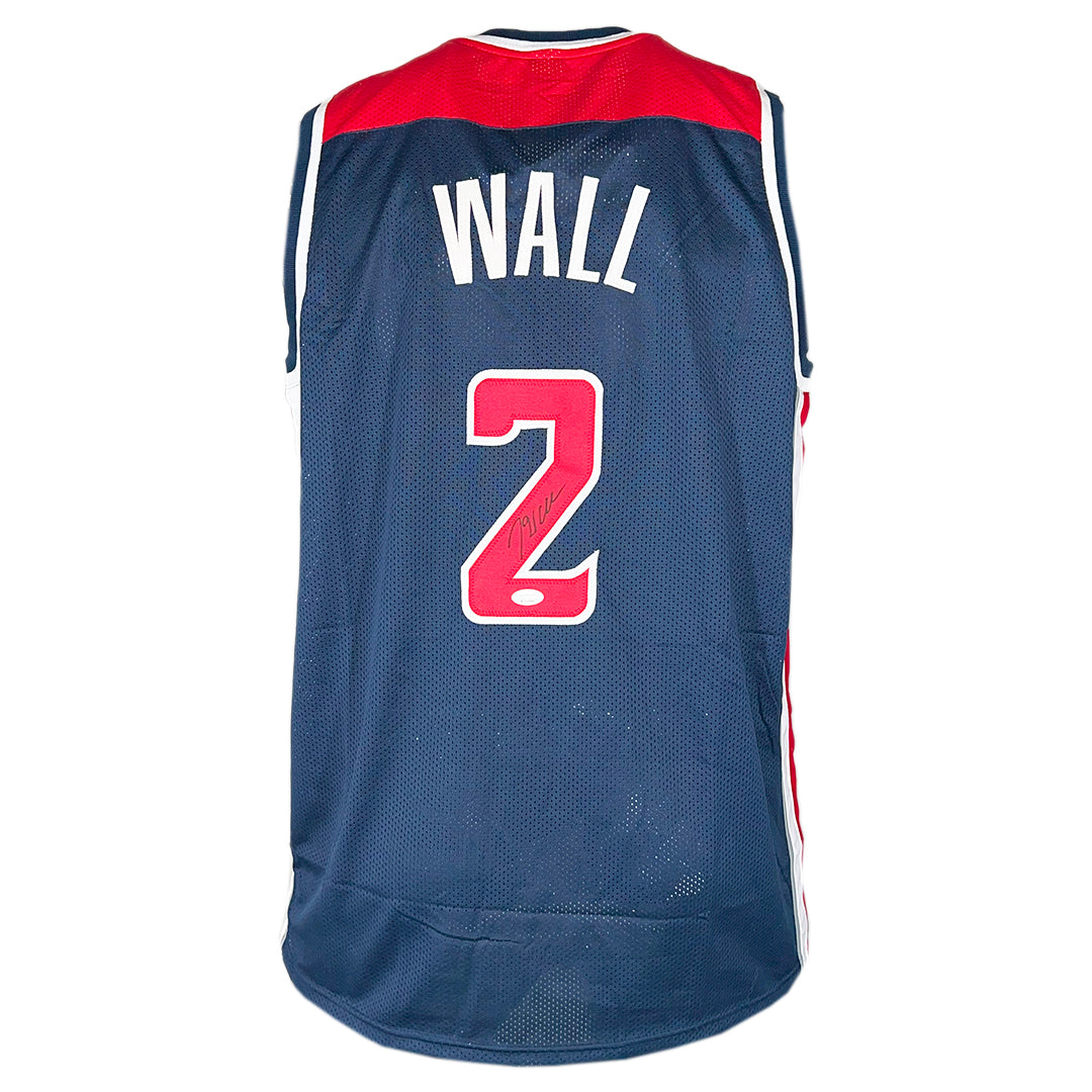 John Wall Signed Washington Blue Basketball Jersey (Jsa)