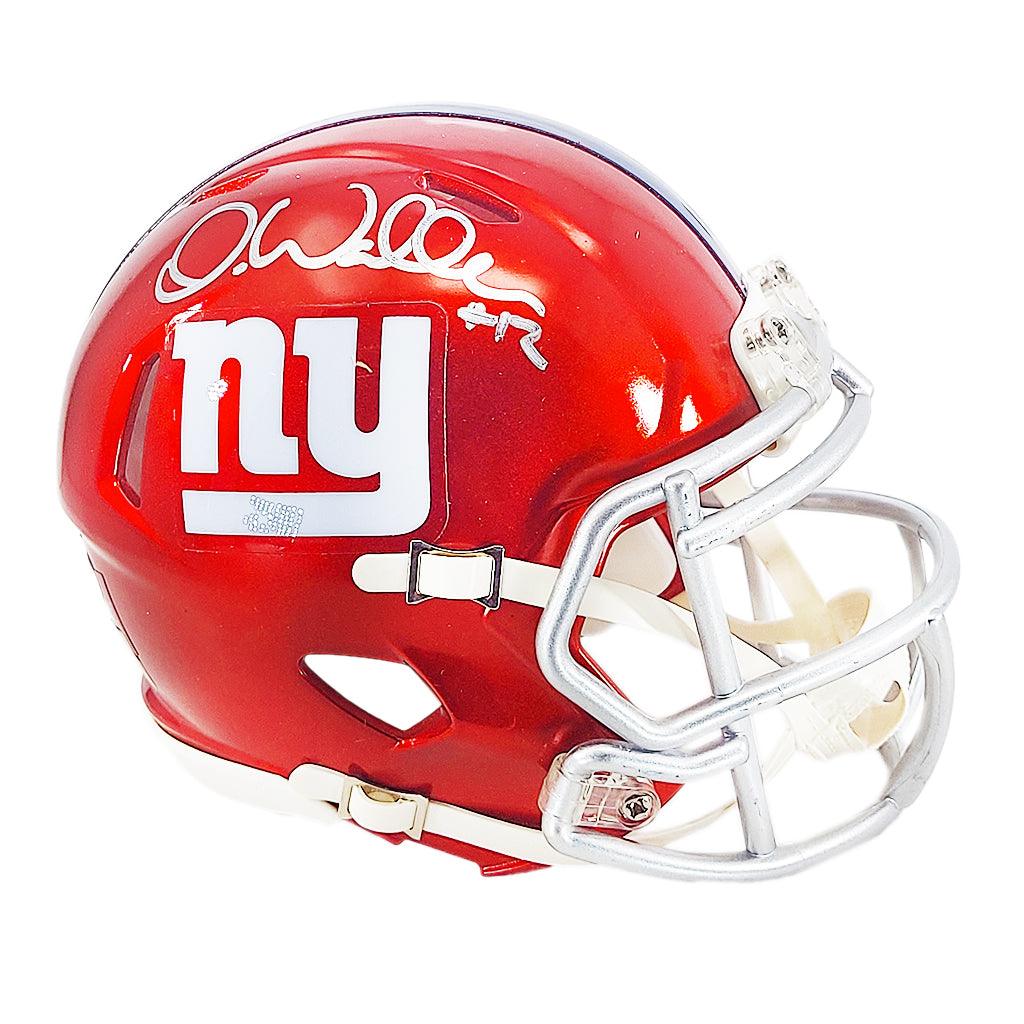 Darren Waller Signed New York Giants Flash Speed Mini Football Helmet (Jsa)