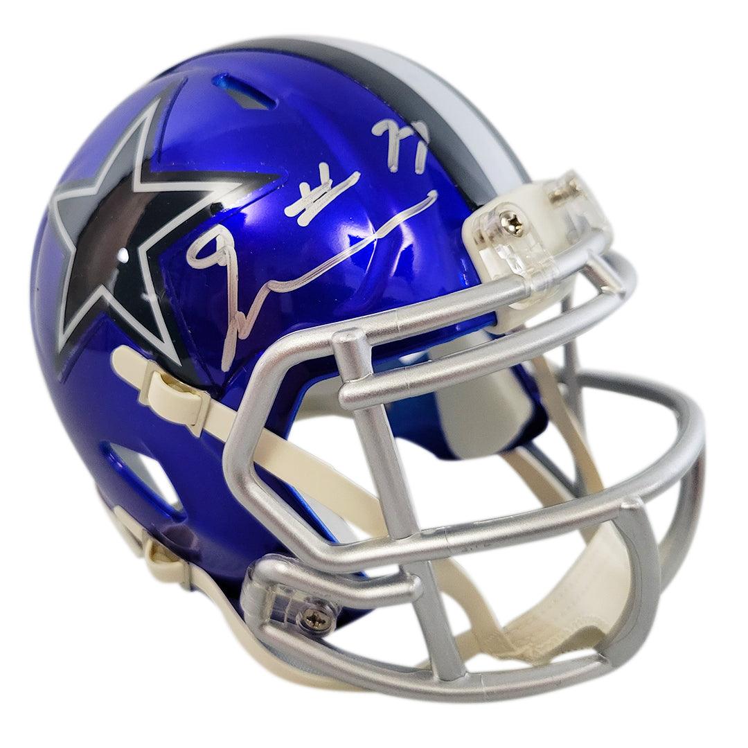 Erik Williams Signed Dallas Cowboys Flash Speed Mini Replica Football Helmet (Jsa)