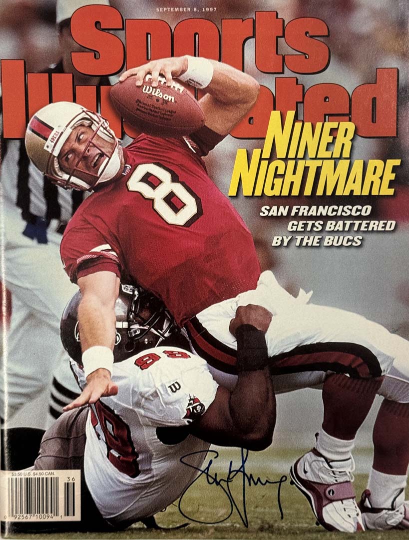 Steve Young Signed Sports Illustrated 9/8/1997 Issue (Jsa)